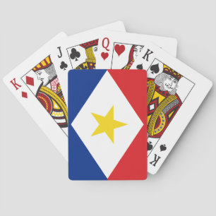 Saba-Flagge Spielkarten