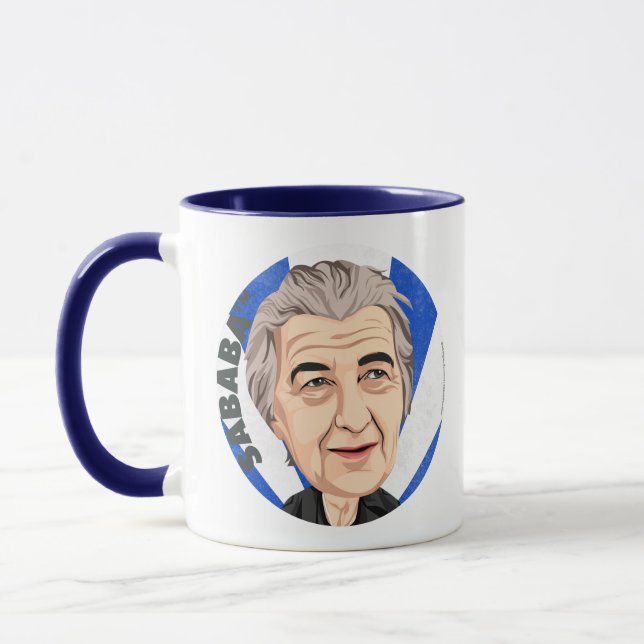 SABABA™ Golda Meir israelischer Premierminister Tasse (Links)