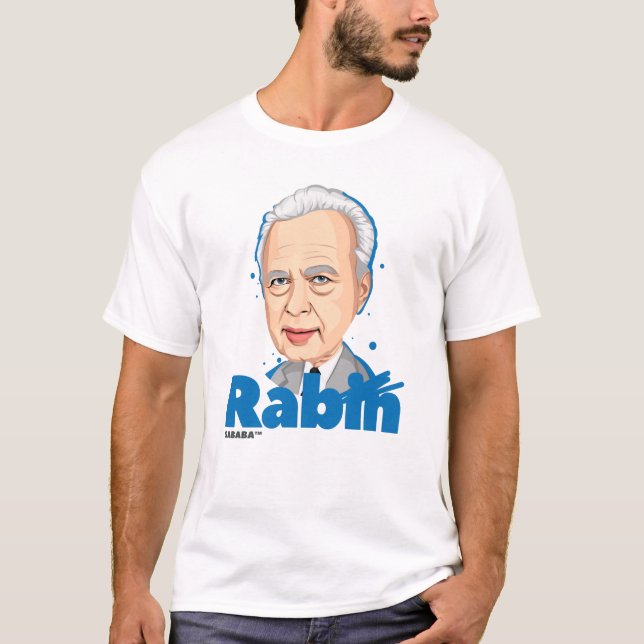SABABA™ Rabin israelischer Premierminister T-Shirt (Vorderseite)