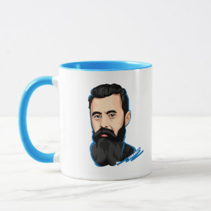 SABABA™ Theodor Herzl Israel politischer Zionism Tasse
