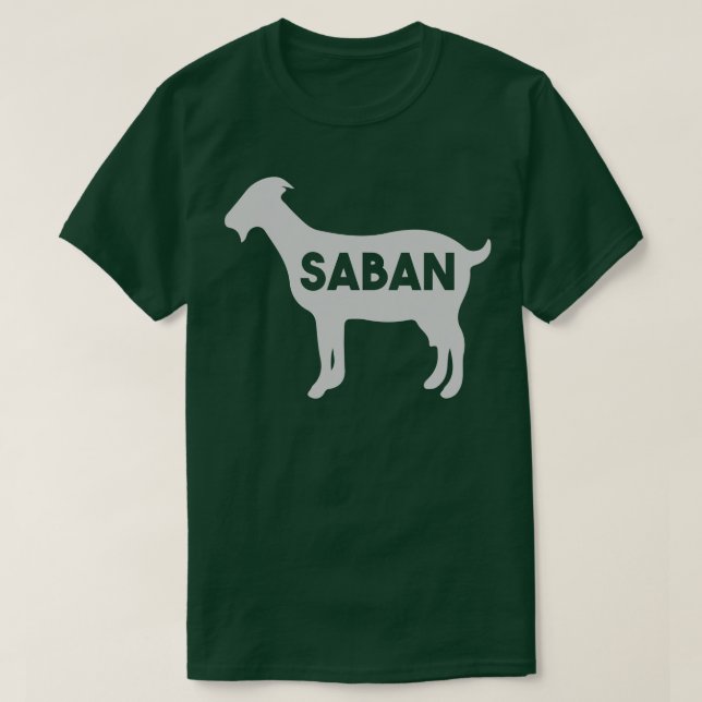 Saban GOAT TShirt (Design vorne)