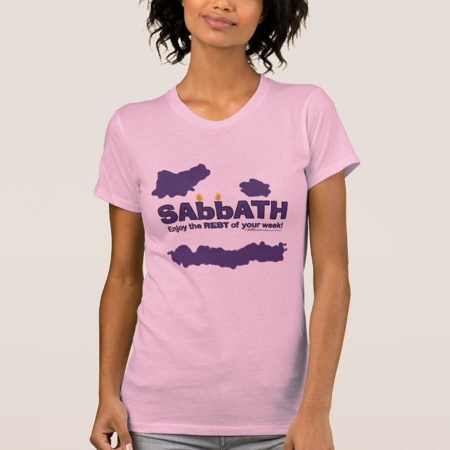 Sabbat mit Kerzen - Genießen Sie die ERHOLUNG Ihre T-Shirt (Vorderseite)