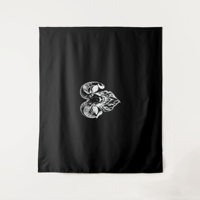 Sabbatic Baphomet Goat Evil Satanic Wandteppich (Vorderseite)