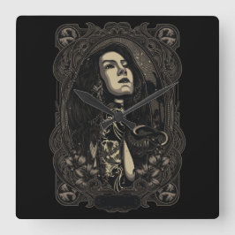 Sabda Alam Quadratische Wanduhr