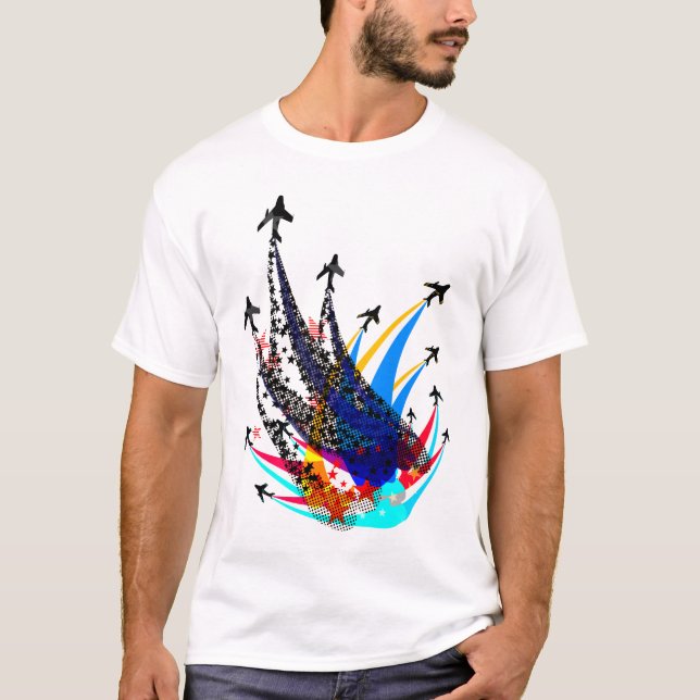 Säbelflug T-Shirt (Vorderseite)