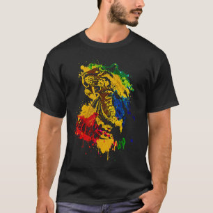 Säbelzahn-Tigerkatze ausgestorbenes prähistorische T-Shirt