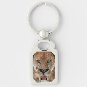 Säbelzahn-Ttiger oder Smilodon Schlüsselanhänger