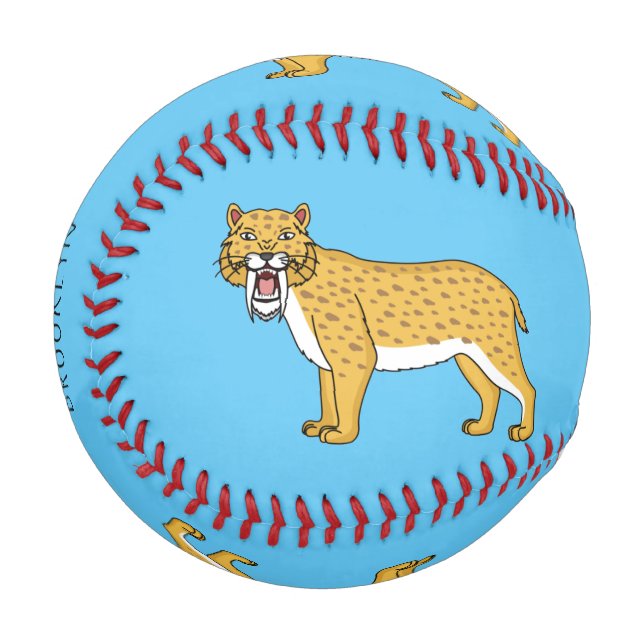 Säbelzahntiger Baseball (Vorderseite Links)