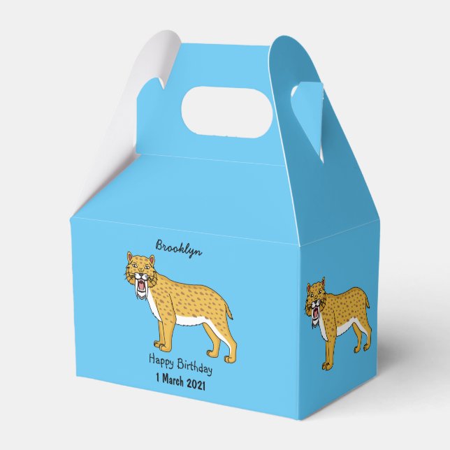 Säbelzahntiger Geschenkschachtel (Vorderseite)