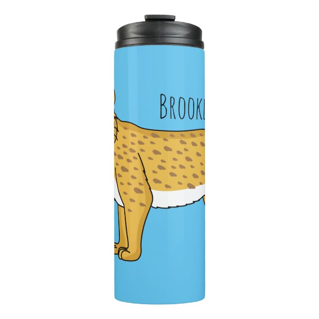 Säbelzahntiger Thermosbecher (Vorderseite)