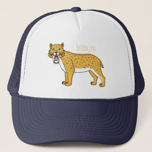 Säbelzahntiger Truckerkappe (Vorderseite)