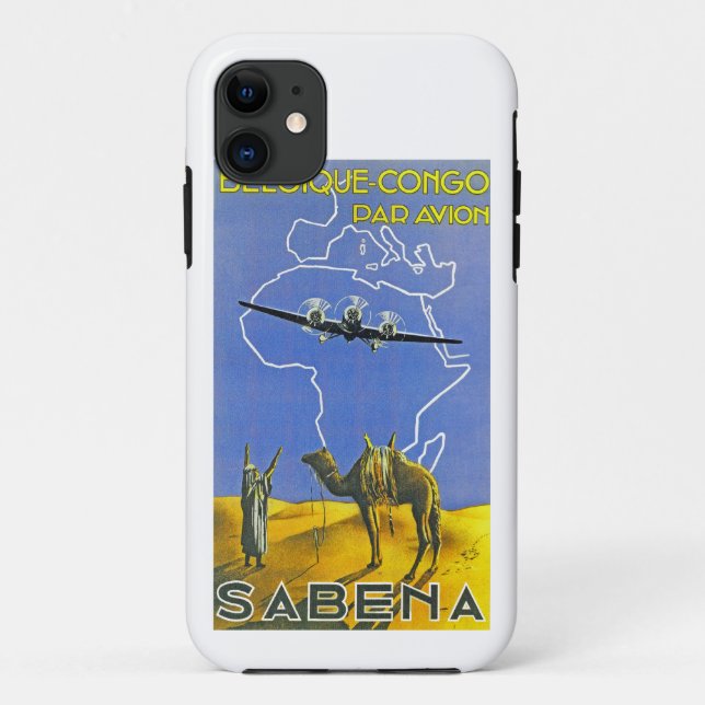 Sabena ~ Belgique Congo Case-Mate iPhone Hülle (Rückseite)