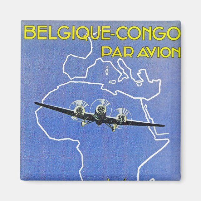 Sabena ~ Belgique Congo Magnet (Vorne)