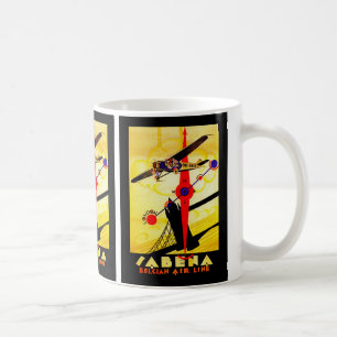 Sabena-Kunst-Deko-Kompass Kaffeetasse