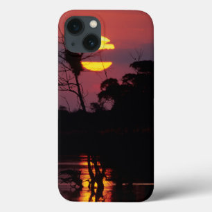 Sabi Fluss bei Sonnenuntergang, Kruger-Nationalpar iPhone 13 Hülle