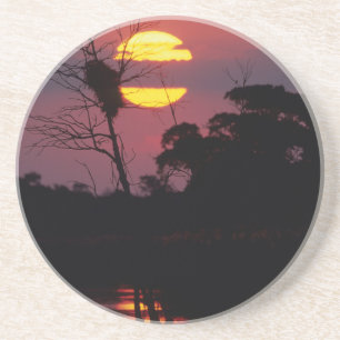 Sabi River At Sunset, Krüger Nationalpark Getränkeuntersetzer