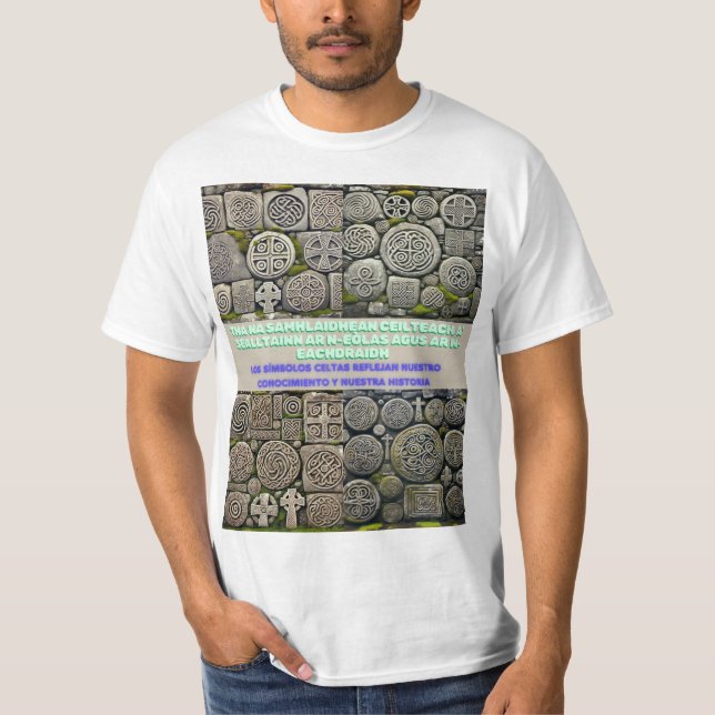 Sabiduría Celta: Símbolos y Conocimiento T-Shirt (Vorderseite)