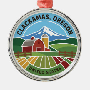 Sabin-Schellenberg-Farm Oregon Ornament Aus Metall