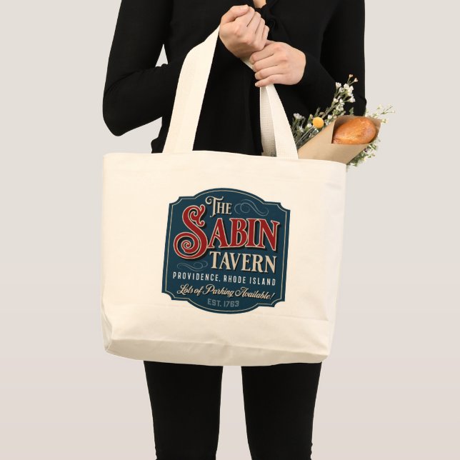 Sabin Tavern - Jumbo Tasche! Jumbo Stoffbeutel (Vorderseite (Produkt))