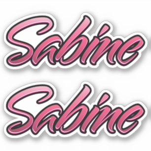 Sabine autocollant rose pâle autocollants set