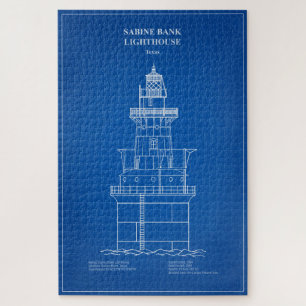 Sabine Bank Lighthouse - Texas - AD