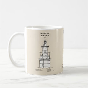 Sabine Bank Lighthouse - Texas - SBD Kaffeetasse
