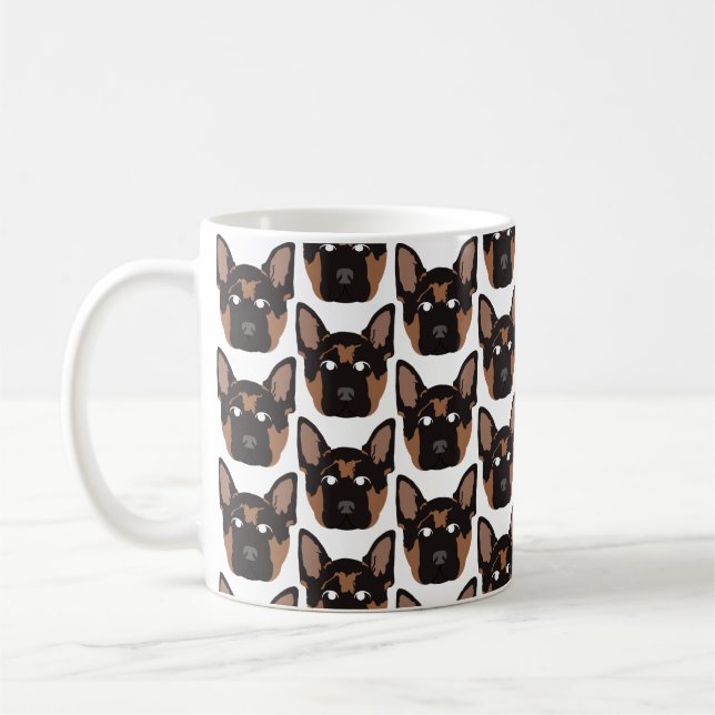 Sable bergers allemands sur Mug (Gauche)