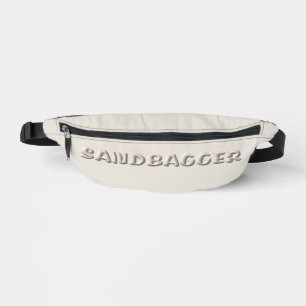Sable blanc Sandbagger sac de mamie