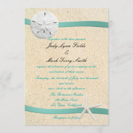 Sable Dollar Beach Mariage Invitation