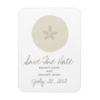 Sable Dollar Mariage Enregistrer La Date Magnet