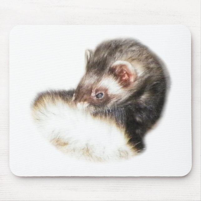 Sable Ferret Picture Mousepad (Vorne)