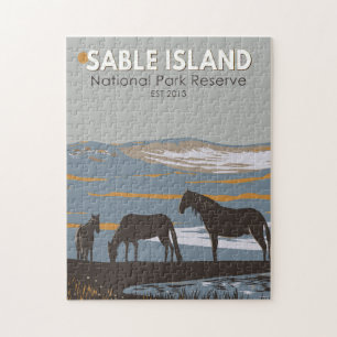 Sable Island Nationalpark Reservat Kanada Vintage