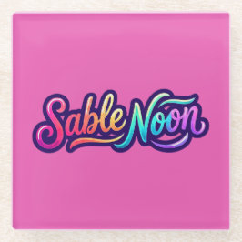 Sable Noon - Basislogo Glasuntersetzer