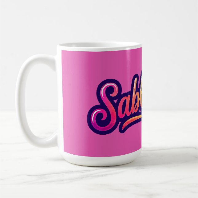 Sable Noon - Basislogo Kaffeetasse (Links)