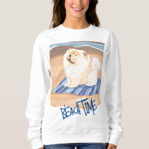 SABLE N'SEA Cream Chow Chien sweatshirt