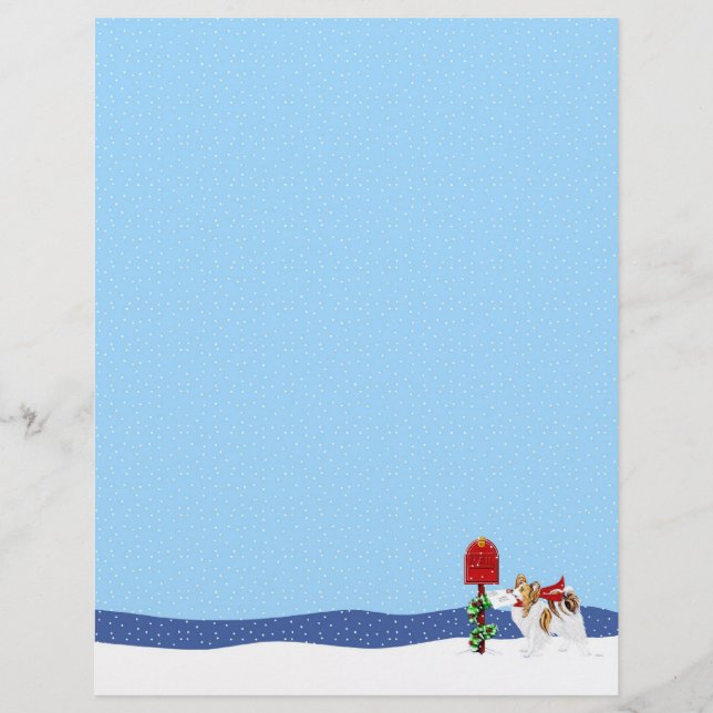 Sable Papillon Christmas Mail (Vorderseite)