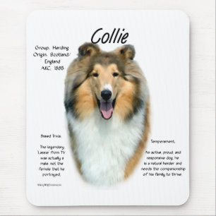 Sable Rough Collie Begegnung mit der Rasse Mousepad