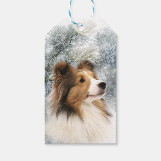 Sable Sheltie Weihnachten Geschenkanhänger