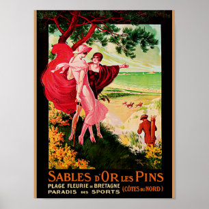 Sables d'Or les Buttone Poster