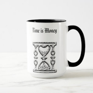 Sablier sur les tasses de café customisées aucun