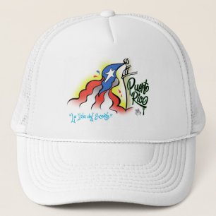 Sabor Boricua "MI bonita bandera" Baseballmütze Truckerkappe