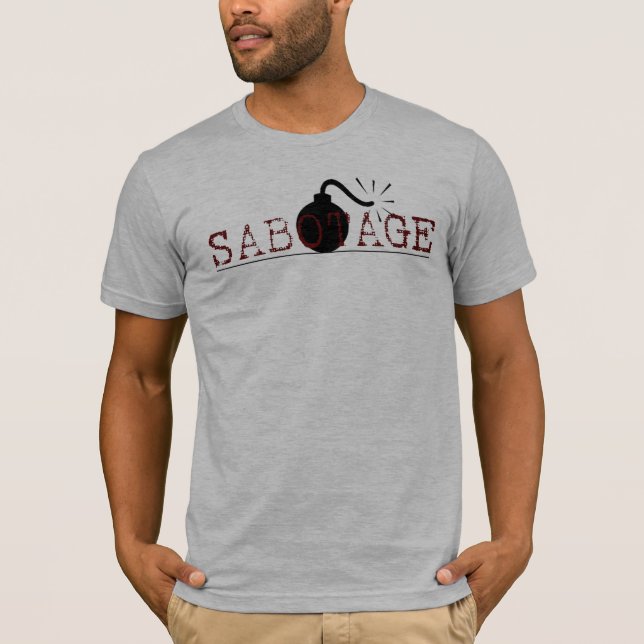 Sabotagebombe T-Shirt (Vorderseite)