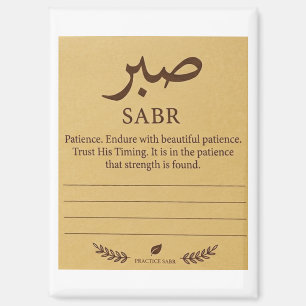 Sabr-Haftnotiz Magnet