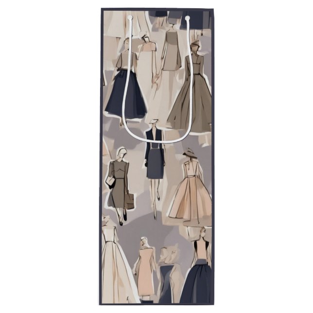 Sac à bagages de sac d'illustration de couture vin (Devant)