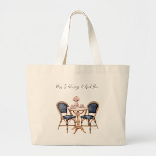 Sac à baguettes rose bleu Paris
