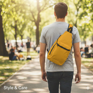 Sac à bandoulière à imprimé souci uni élégant