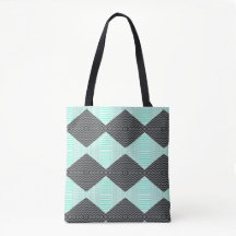 Sac à bandoulière à motif bleu