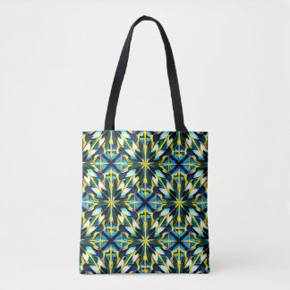 Sac à bandoulière à motif géométrique