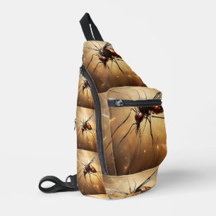 Sac À Bandoulière Ailes complexes : L'art fractal du moustique