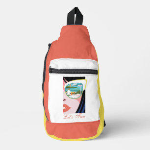 Sac À Bandoulière Amusons-nous - Le Lotus Blanc